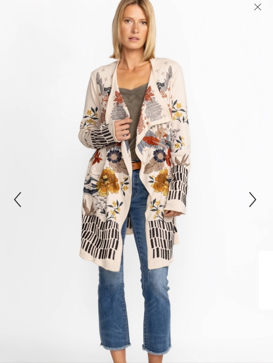 Johnny Was Sweaters - Johnny Was Sarina Wrap Open-Front Knit Cardigan Sweater